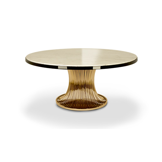 FLUSSO-CAS-ROUND DINING TABLE